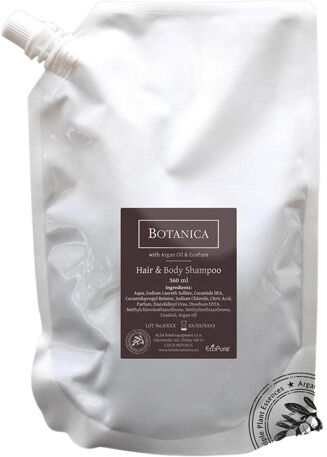 Tirolix Busta di ricarica di shampoo per capelli e corpo 360 ml Botanica
