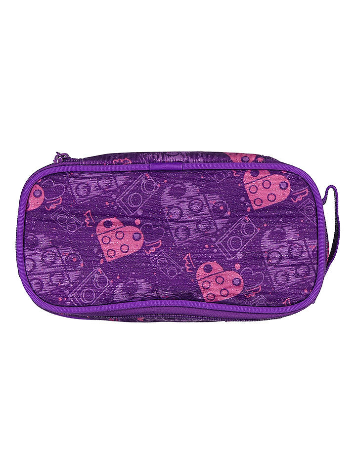 Stifteetui "LEGO Friends Hearts" in Lila - (B)21 x (H)10 x (T)6 cm - onesize