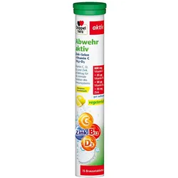 DOPPELHERZ Abwehr aktiv Brausetabletten 15 St