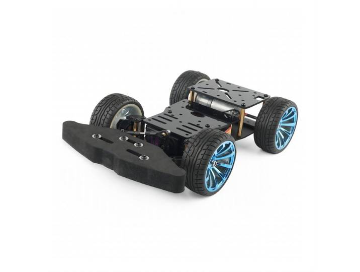 Kit DIY de châssis de voiture robot MG996R avec servomoteur, encodeur, différentiel et moteur pour Arduino UNO programmable