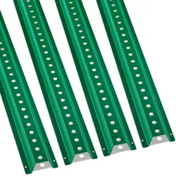 VEVOR 8FT U-Kanal-Schilderpfosten, 4er-Pack grüne, robuste feste Zaunpfosten aus Stahl, U-Kanal-Schild aus Stahlzaun für Garten, Innenhof, Bauernhof oder Verkehrskreuzung