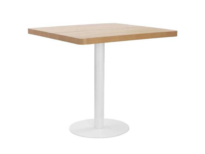 SALE 2025 Table de bistro - Table Haute Marron clair 80x80 cm MDF 20 Kg 5895