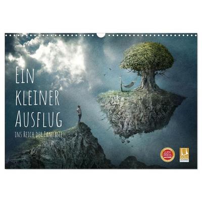 Ein kleiner Ausflug ins Reich der Fantasie (Wandkalender 2027 DIN A3 quer), CALVENDO Monatskalender