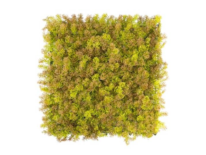 Primaflor - Ideen in Textil Kunstpflanzen-Wand - MOOS Braun, 50 x 50 cm, UV-Stabilisierte künstliche Pflanzenwand. Mooswand zu Wandmontage, Wandpaneele