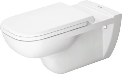 D-Code Duravit mural washdown WC 0184092000 blanc, HygieneGlaze, sans barrière