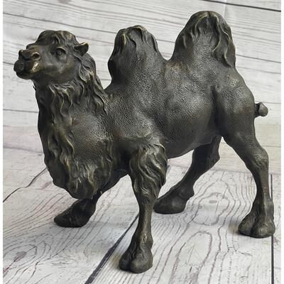 Bronzhaus Dromedary Or Bactrian Camel Bronze Figurine Figure Statue Sculpture Original Milo 8.5 Inches X 12 Inches