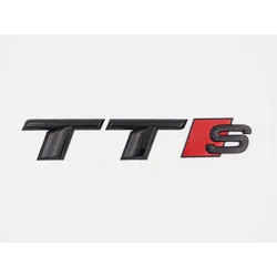 Original Audi TTS Schriftzug schwarz Heckklappe