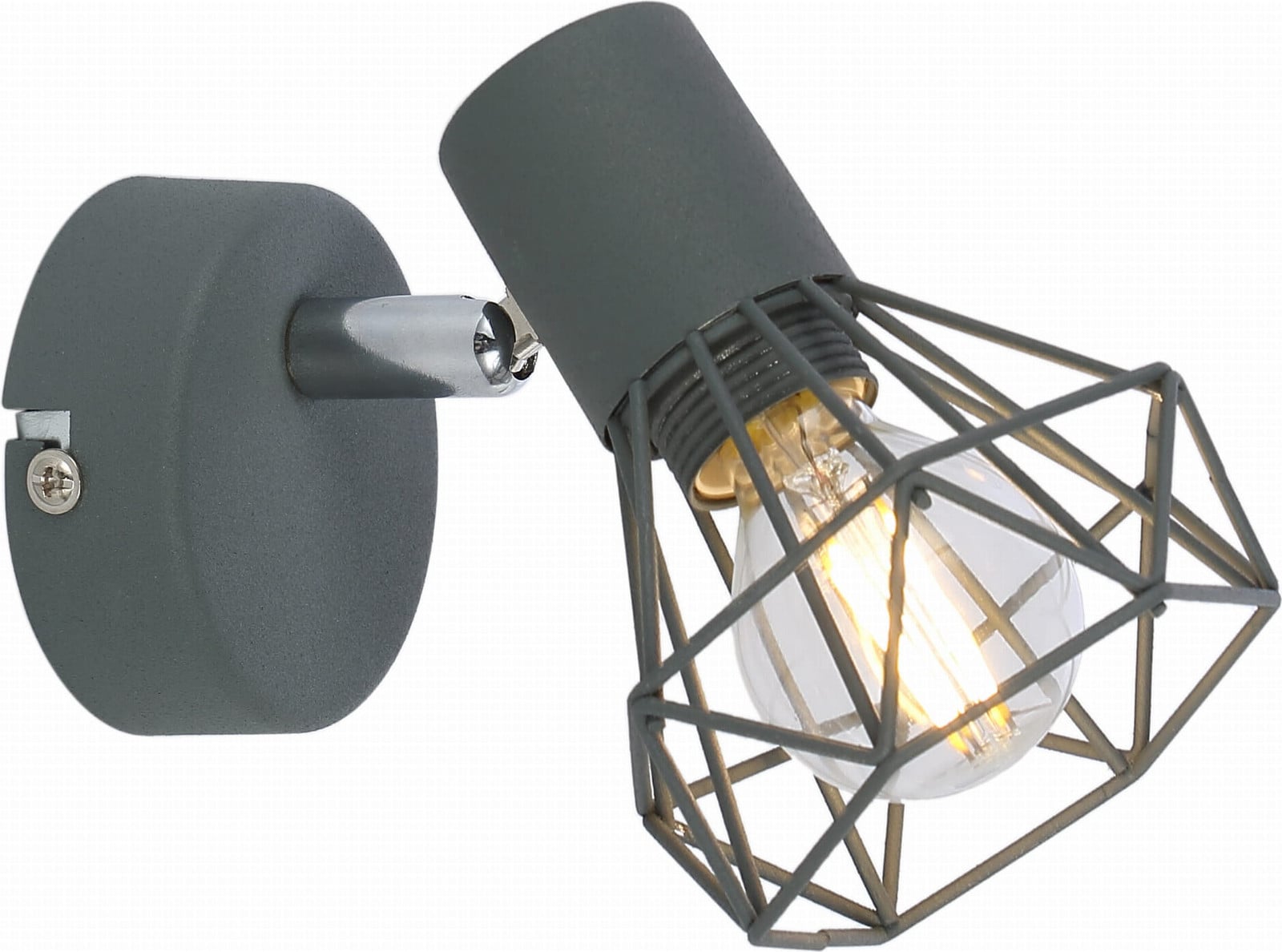 Veneti Wandlamp Lantern Grijs