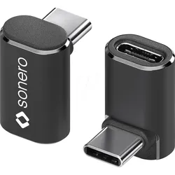 SON X-UA131 - Adapter USB 4.0 C-Stecker > C Buchse, schwarz