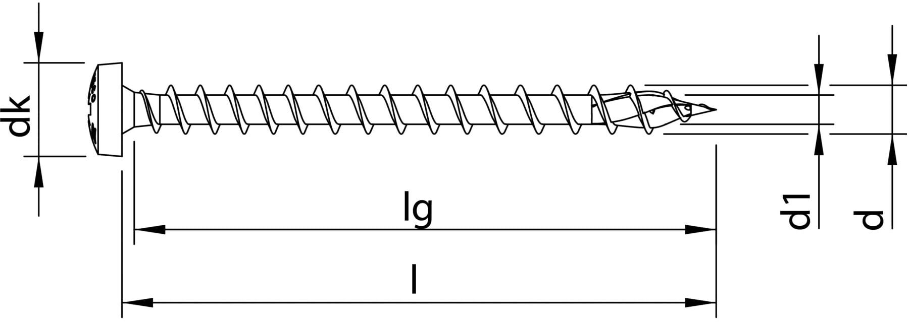 HECO-TOPIX-plus A2 4,0 x 30, Rundkopf, Pozi-Drive, VVG (61670)