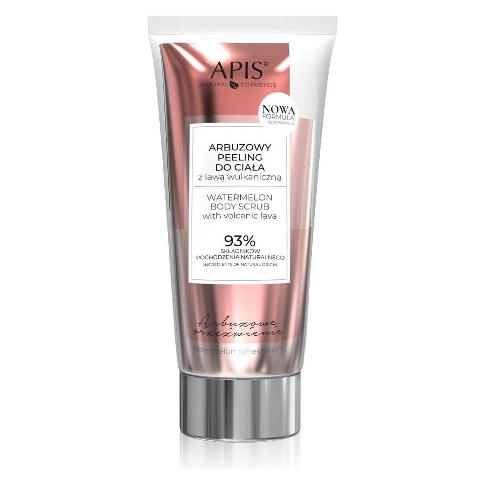 Apis Natural Cosmetics Apis Watermelon Refreshment Watermelon Body Scrub With Volcanic Lava 200Ml (200 ml) (5901810006747)