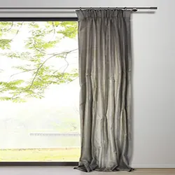 Mydeco Vorhang mit Gardinenband soft taupe 135x245 cm 66046