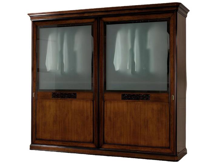 Xlmoebel Kleiderschrank Massiver Holzschrank mit hochwertiger Verarbeitung (1-St., Schrank) Hergestellt in Italy