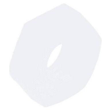 RS PRO Sechskantmuttern, Nylon Glatt, M2.5 5mm (M2.5) (2326902)