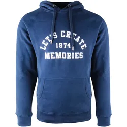 Big Green Egg Hoodie - Lets create - Blau XL