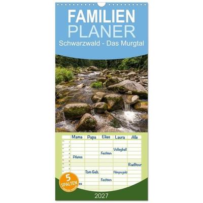 Familienplaner 2027 - Schwarzwald - Das Murgtal mit 5 Spalten (Wandkalender, 21 x 45 cm) CALVENDO