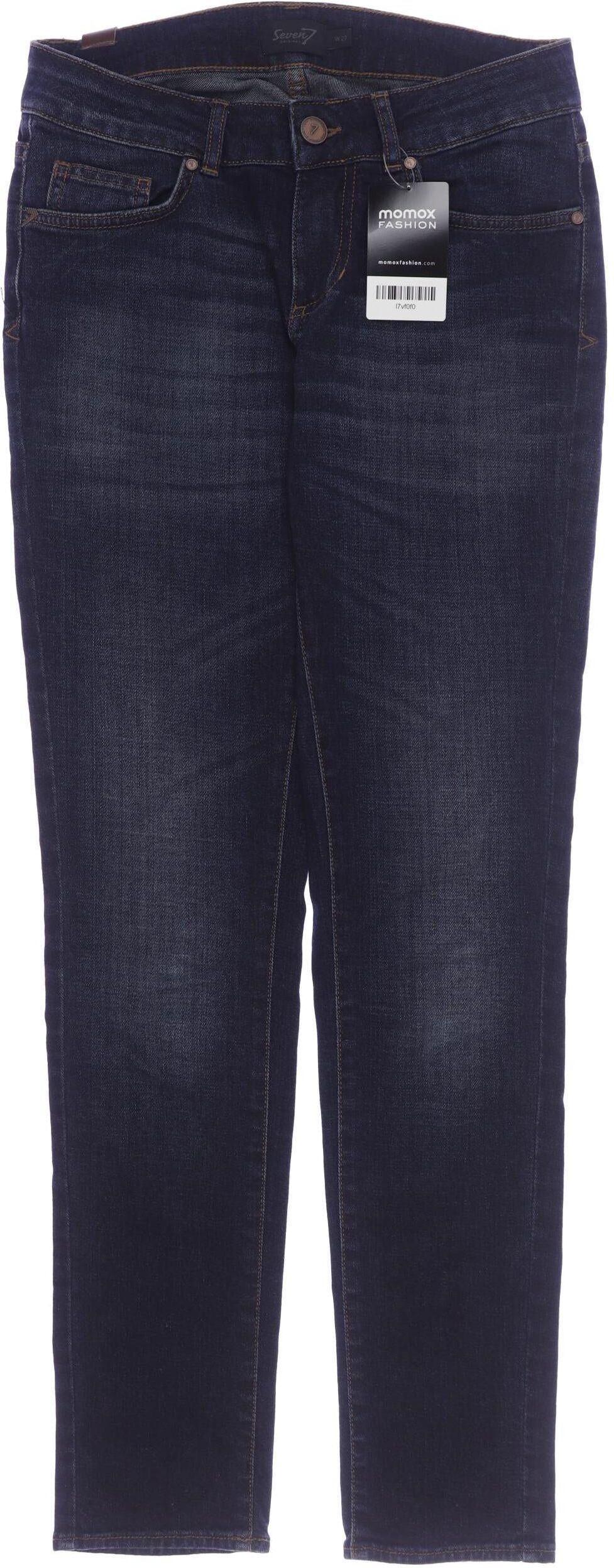 Melissa McCarthy Seven7 Damen Jeans, Marineblau, Gr. W27, Baumwolle / Elasthan - Second Hand