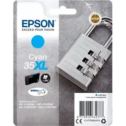 Epson Padlock 35XL Vorhängeschloss DURABrite Ultra Single Cyan Tinte