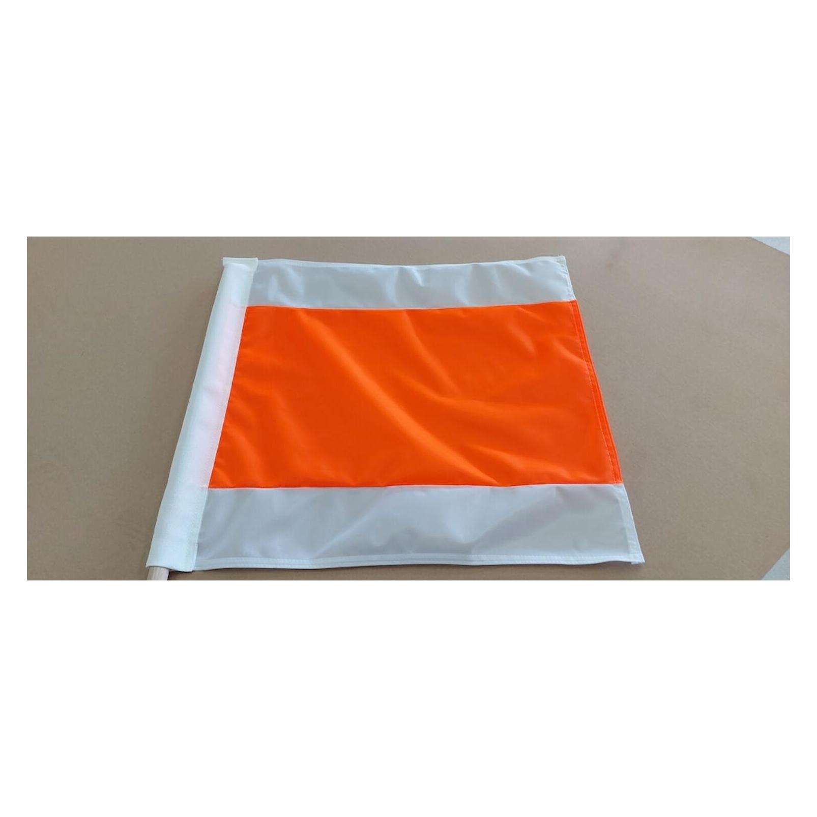 Magni Warnflagge 50 x 50 cm mit Holzstiel 80 cm (50 x 50 cm) (4053569873161)