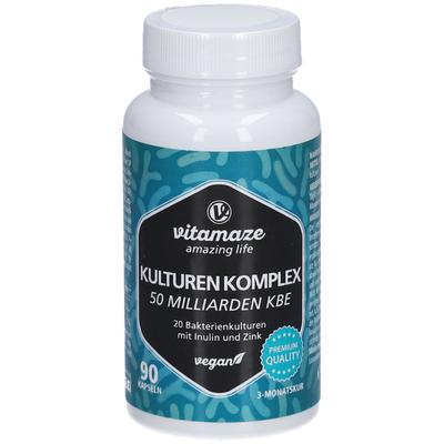 Kulturen Komplex 20 Darmbakter.50 Mrd KBE veg.Kps. 90 St Kapseln