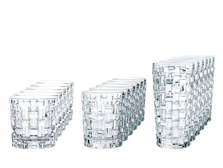Spiegelau & Nachtmann - Glas, Becher - 330ml - Bossa Nova - Kristallglas - 18 teiliges Set Z106790