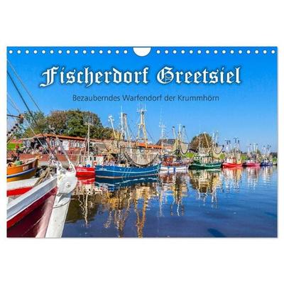Fischerdorf Greetsiel (Wandkalender 2027 DIN A4 quer), CALVENDO Monatskalender