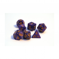 EDC Concept Würfelset Pearl - Purple/Gold (7) 278684