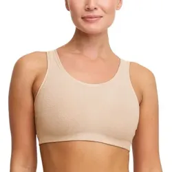 Swegmark BH Core Sports Bra Moulded Cups Beige Polyamid Small Damen