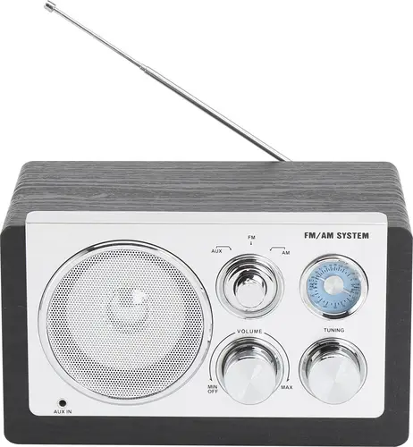 Denver TR-63B Tischradio AM, FM AUX Schwarz