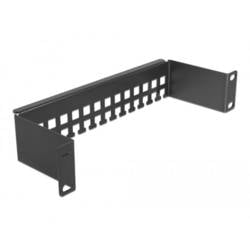 Delock 66678 10 Zoll Netzwerkschrank-Abfanggitter Schwarz