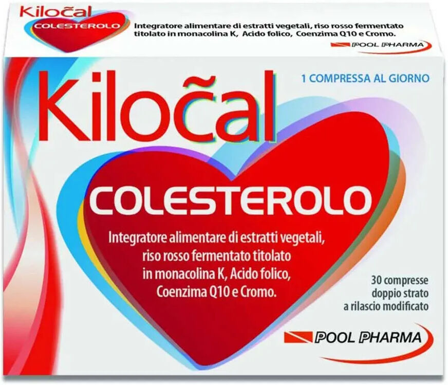 POOL PHARMA Srl Kilocal Colesterolo, 30 compresse a rilascio modificato