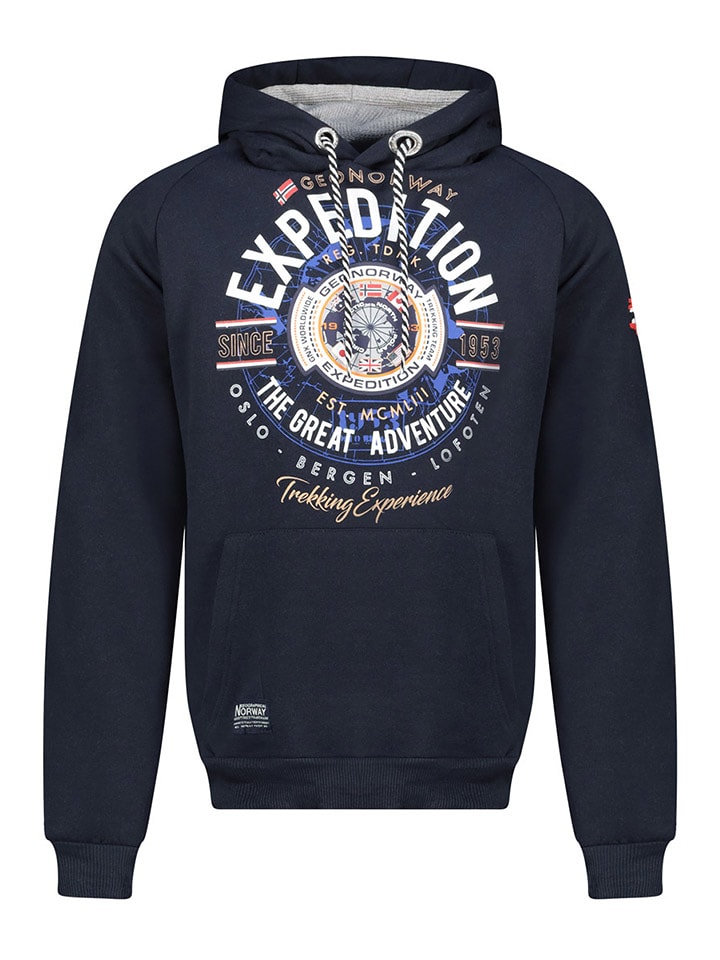 Geographical Norway Hoodie "Galdemar" in Dunkelblau - 3XL