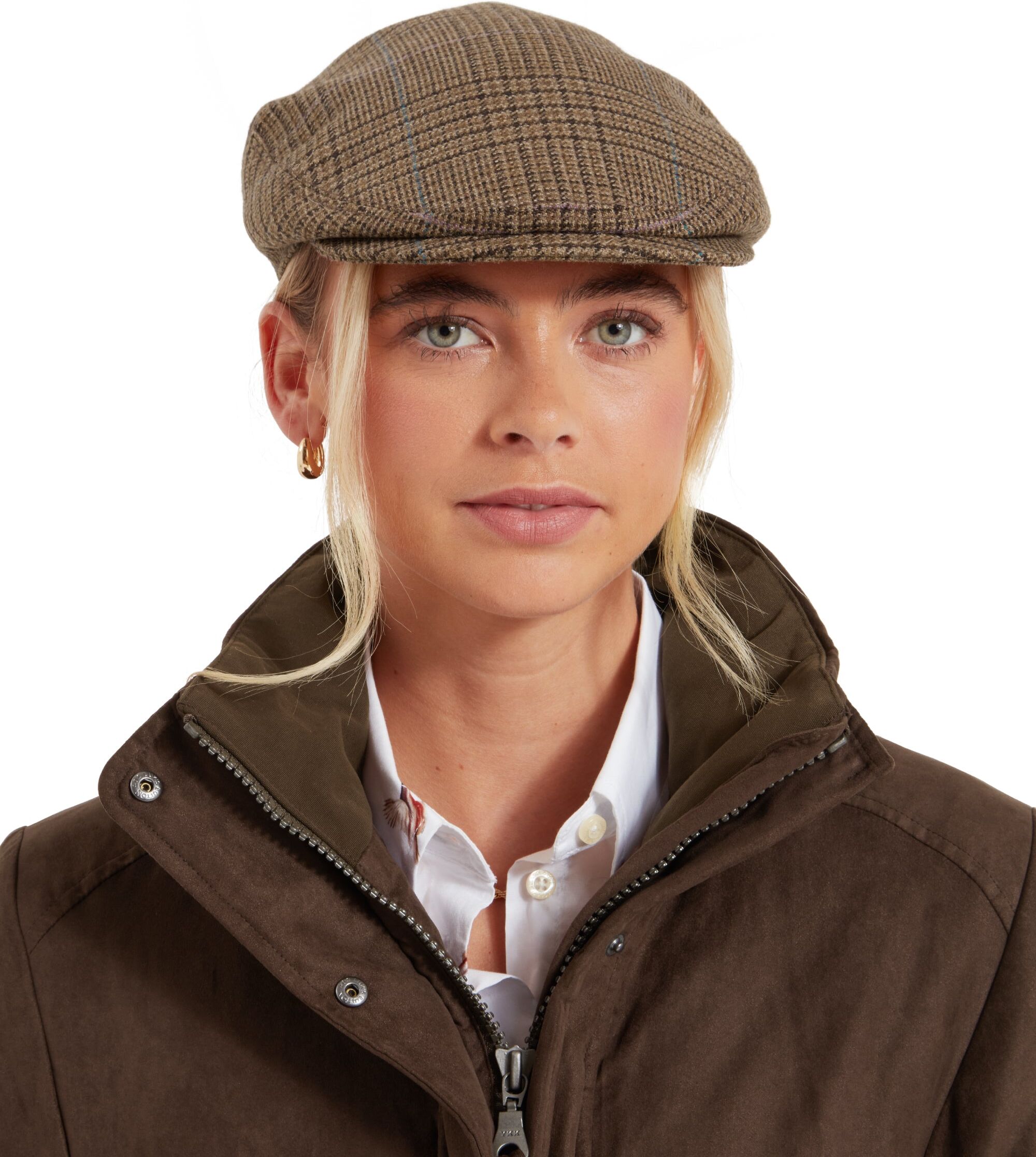 Schöffel Country Women's Tweed Cap - Green - Size O/S - Women