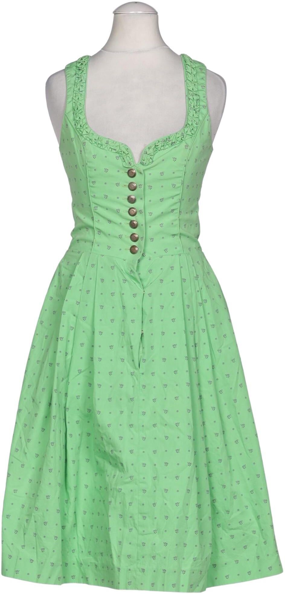 Wenger Tracht Damen Kleid, Hellgrün, Gr. EU 32, Baumwolle - Second Hand