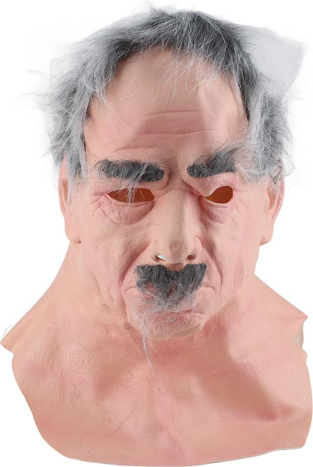 Cocosity Halloween-masker van latex oud mannelijk gezicht voor carnaval en Halloween