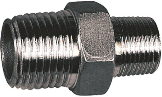 Riegler Raccord double filetage, réduit, hexagonal, G 2 a., G 1 a., ES 1.4408 (268.14-ES)