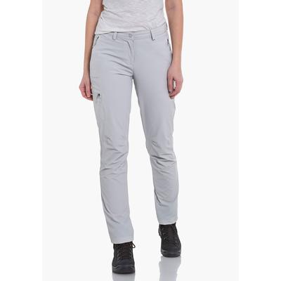 Outdoorhose SCHÖFFEL "Outdoor-Hose", Damen, Gr. 21, Kurzgrößen, grau (9180, grau), Oberstoff: 89% Nylon, 11% Elasthan, Hosen Outdoorhose