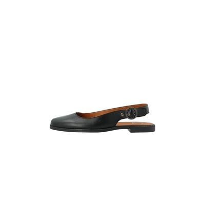 Ballerina CA'SHOTT "Ca'Shott Ballet flats CASDIANA", Damen, Gr. 37, Normalschaft, schwarz, Obermaterial: 100% Leder, Schuhe Ballerina
