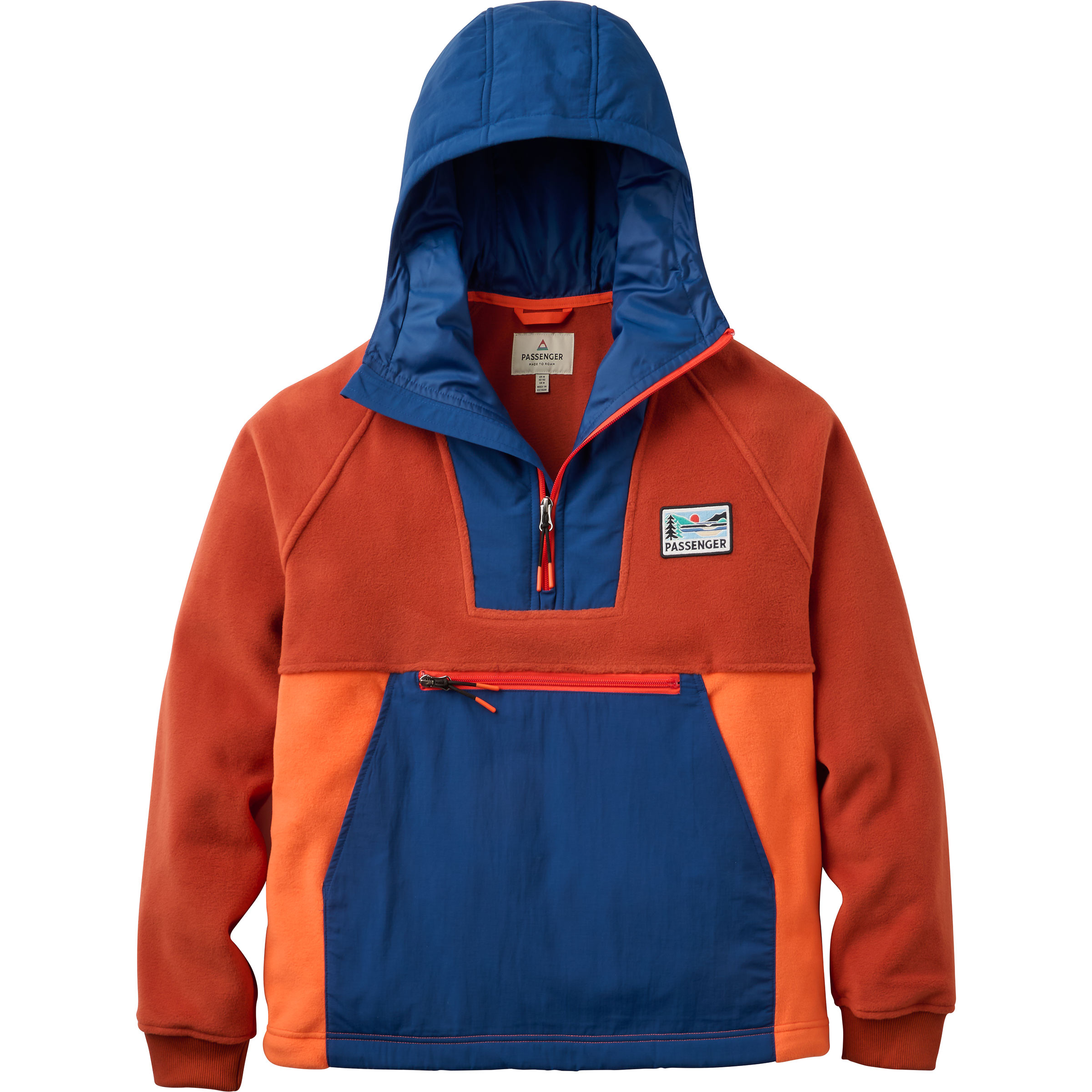 Passenger Alexander 3.0 Recycled Fleece Damen Hoodies blau Größe S Lifestyle Wasserabweisend
