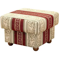 HOCKER Kama Chenille rot