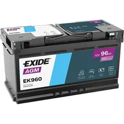 Exide EK960 Start-Stop AGM 12V 96Ah 850A Autobatterie