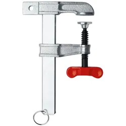 Bessey Polschweißzwinge LP / TP mit Flügelschraube Kabelentlastung am Schienenende / Ring-Innendurch - TP-2F-RK