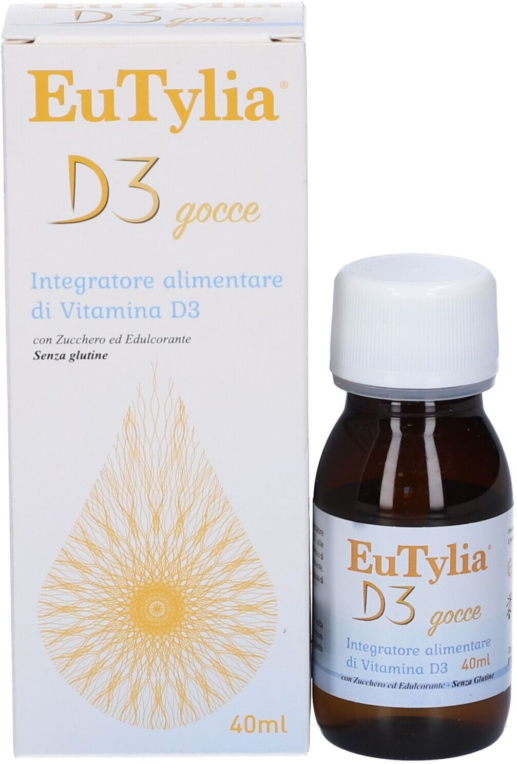 E.VITALGROUP Srl EuTylia D3 Gocce, 40 ml