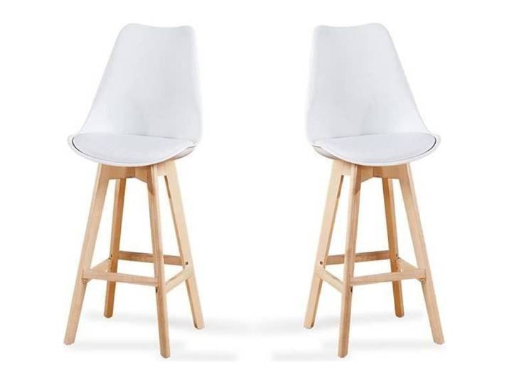 Lot de 2 tabourets de bar blanches - Gotteborg