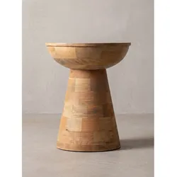 Beistelltisch Mango Massivholz Ø 37x45 cm - JELSA   Kadima Design