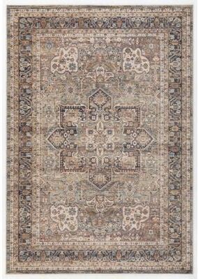 MDA Rug Imports MDA Rugs Roma Collection Dark Green/Blue Abstract Traditional Area Rug