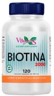 Vbyotics Biotina 2000 mcg 120 Cápsulas Vegetales