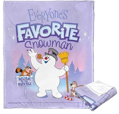 Northwest Warner Brothers Frosty the Snowman Silk Touch Throw Blanket