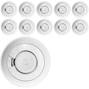 Ei-Electronics Rauchmelder Ei650i AudioLink, 10 Jahre Laufzeit, 85 dB, VdS-geprüft, mit Q-Label, 10 Stück