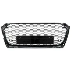 Kühlergrill Wabendesign Grill Schwarz glanz komplett passend für Audi A5 F5 außer RS5